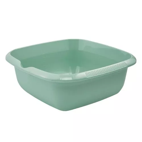 Square bowl 8L Björk 34x34x12,5cm green