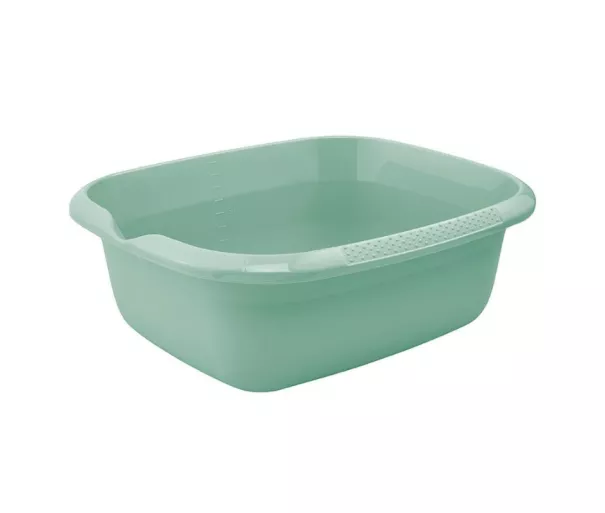 Rectangular bowl 9L Björk 38x32x14cm green
