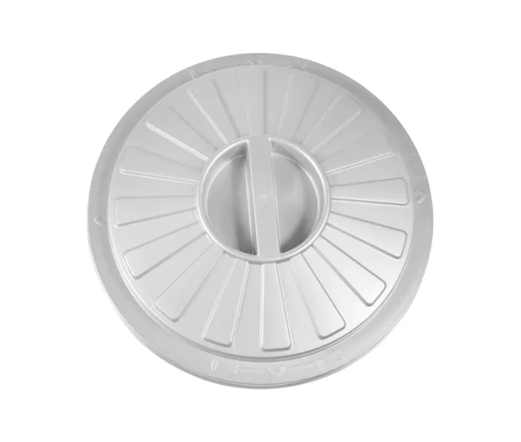 Контейнер для мусора Mats 23л Maxi Ø36x42см серебристого цвета