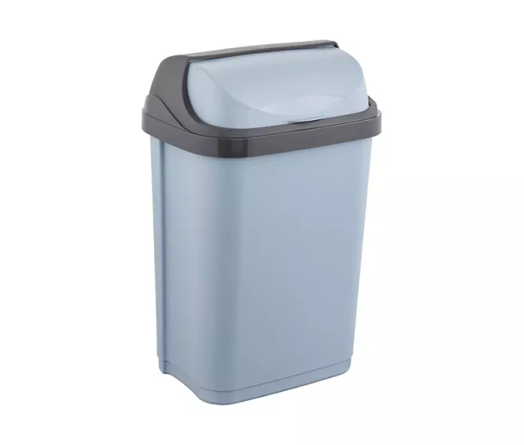 Контейнер для мусора с вращающейся крышкой 25л Rasmus 34x26x54см синий