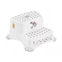 Two-tier bench Igor “Cats” 40x37x21cm white
