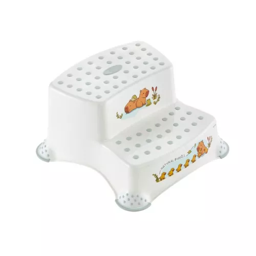 Two-tier bench Igor “Cute Capybara” 40x37x21cm white