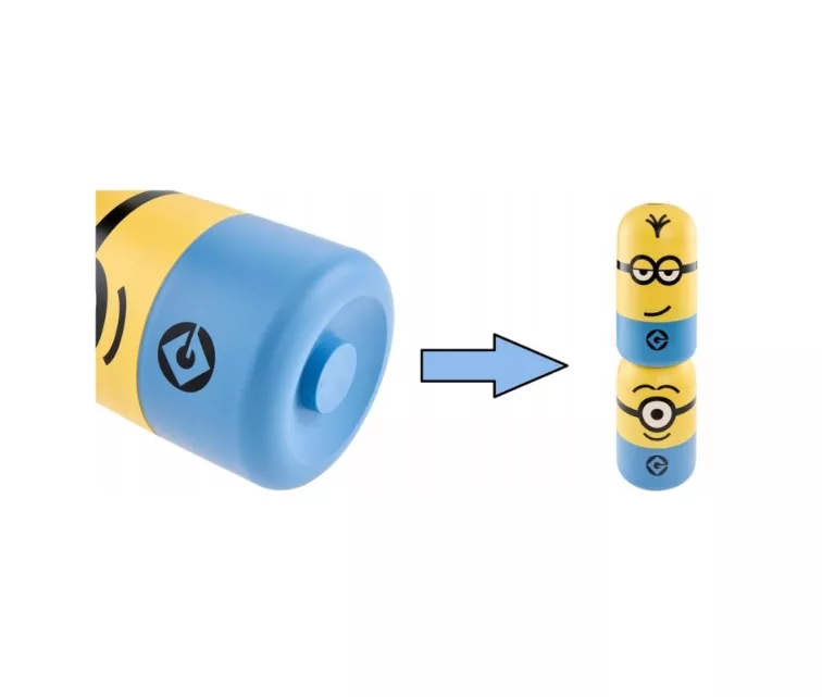 Hoiukast Stuart 8L "Minions" Ø20x31cm kollane/sinine