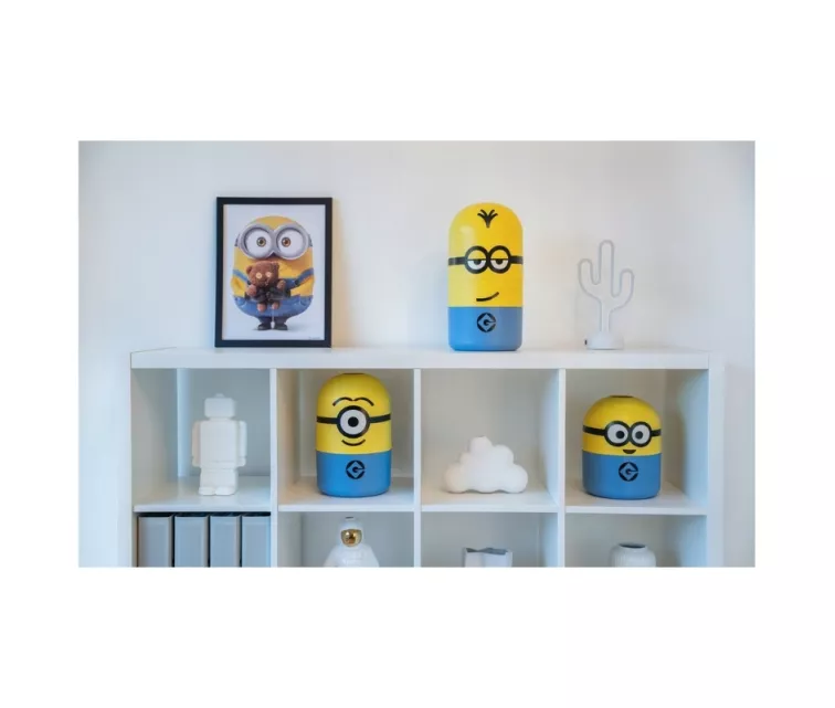 Hoiukast Stuart 8L "Minions" Ø20x31cm kollane/sinine