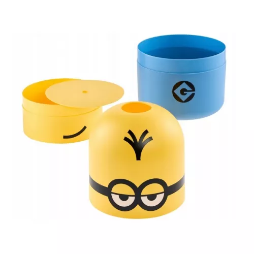Uzglabāšanas kaste Kevin 10L "Minions" Ø20x38cm dzeltena/zila