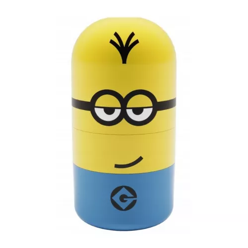 Uzglabāšanas kaste Kevin 10L "Minions" Ø20x38cm dzeltena/zila