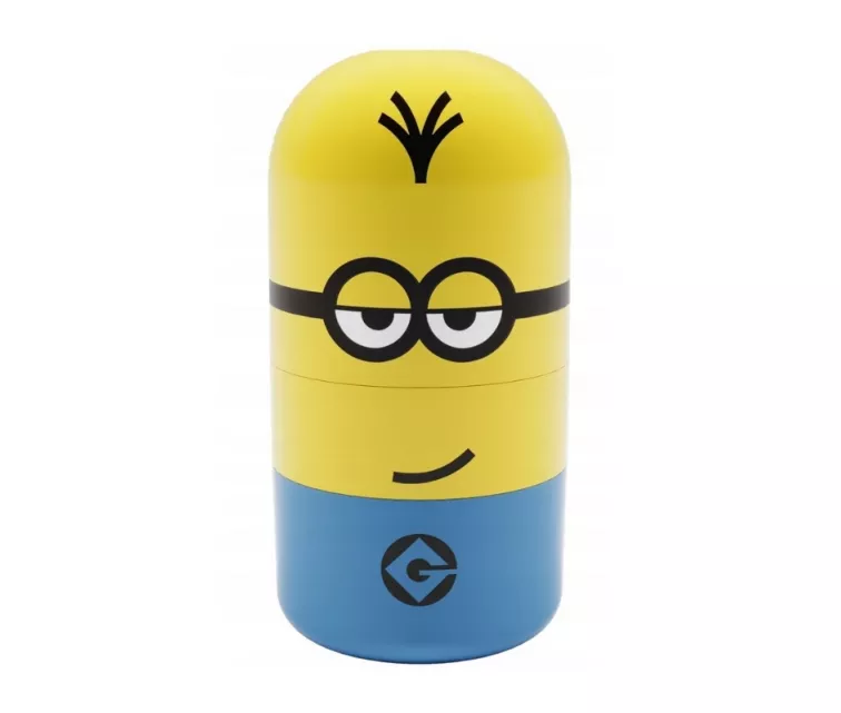 Storage box Kevin 10L "Minions" Ø20x38cm yellow/blue