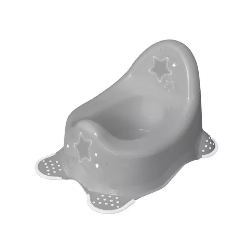 Vazonas Adomas „Žvaigždės“ 38x27x23.5cm pilkas