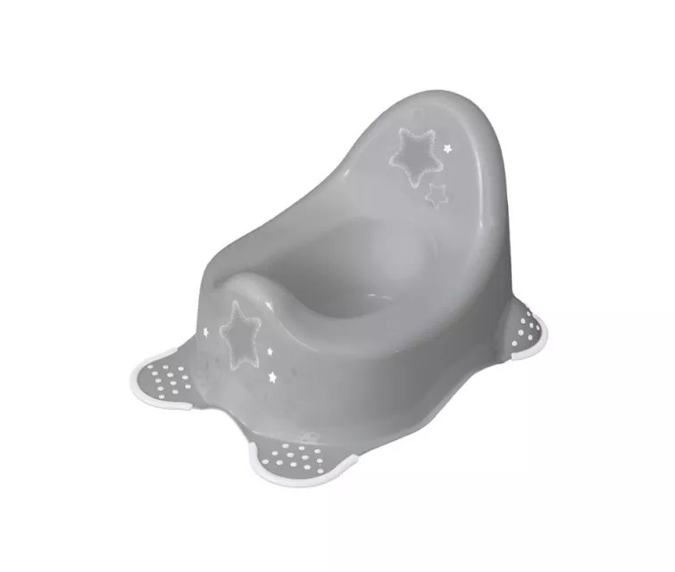 Vazonas Adomas „Žvaigždės“ 38x27x23.5cm pilkas