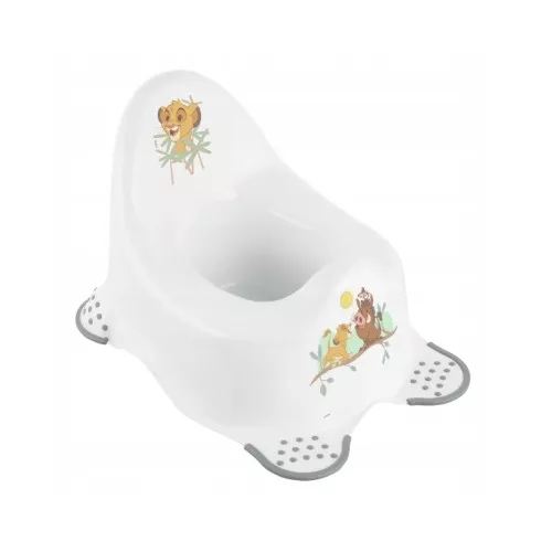 Vazonas Adomas „Liūtas karalius“ 38x27x23,5cm baltas