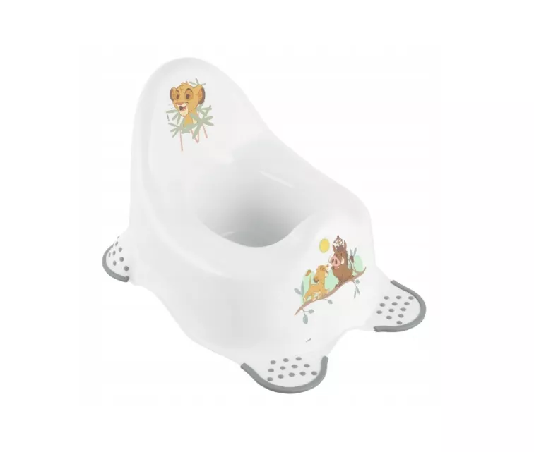 Pot Adam "Lion King" 38x27x23.5cm white