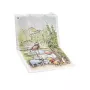 Travel mat Antek "Winnie the Pooh" unfolded 70x50x5cm, folded 29x13x5cm white
