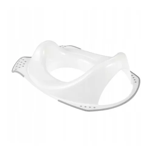 Tualeto treniruočių sėdynė su neslystančia funkcija Ewa „Stitch“ 30x40x15cm, balta