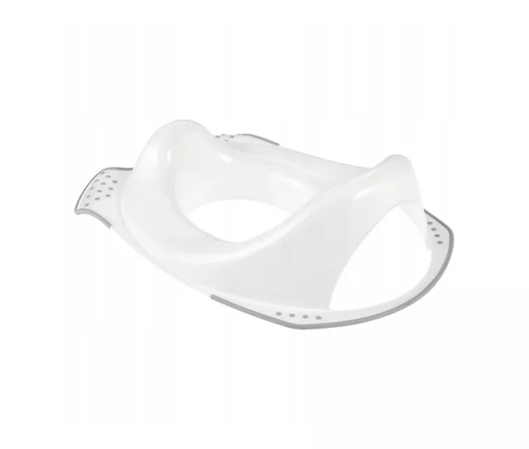 Tualeto treniruočių sėdynė su neslystančia funkcija Ewa „Stitch“ 30x40x15cm, balta