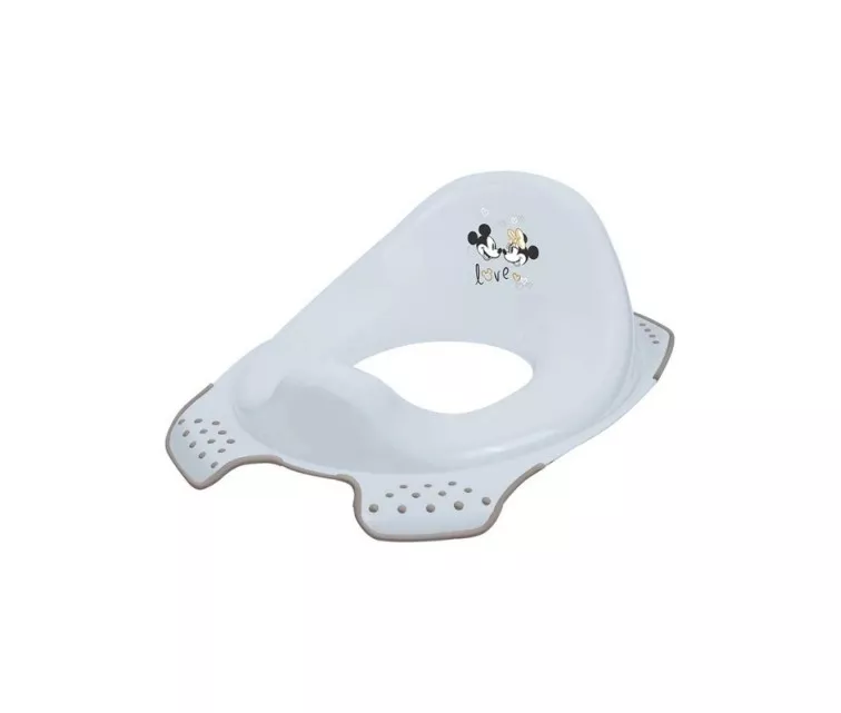 Tualeto treniruočių sėdynė su neslystančia funkcija Ewa "Mickey Mouse" 30x40x15cm mėlyna