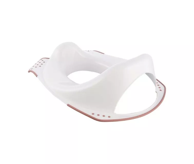 Tualeto treniruočių sėdynė su neslystančia funkcija Ewa „Rainbow“ 30x40x15cm, balta