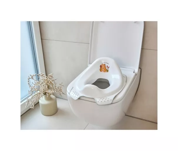 Toilet training seat with anti-slip function Ewa “Cute Capybara” 30x40x15cm white