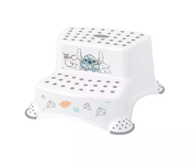 Dviaukštis suolas Igor "Stitch" 40x37x21cm baltas