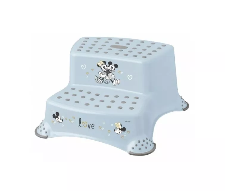 Двухъярусная скамейка Игорь "Микки Маус" 40х37х21см синяя