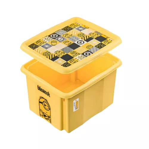 Karp kaanega 15L Karolina “Minions Mosaic” 38x29.5x20.5cm kollane