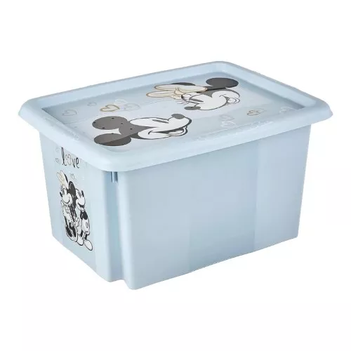 Kast kaanega 15L Karolina "Miki Hiir" 38x29.5x20.5cm sinine