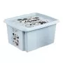 Box with lid 24L Karolina "Mickey Mouse" 42.5x35.5x22.5cm blue