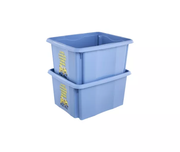 Karp kaanega 24L Karolina “Minions Happiness” 42.5x35.5x22.5cm helesinine