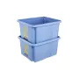 Box with lid 24L Karolina “Minions Happiness” 42.5x35.5x22.5cm light blue