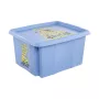 Box with lid 24L Karolina “Minions Happiness” 42.5x35.5x22.5cm light blue