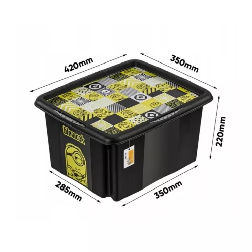 Karp kaanega 24L Karolina “Minions Mosaic” 42.5x35.5x22.5cm must