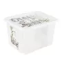 Box with lid 30L Karolina "Winnie the Pooh" 45x35x27cm transparent