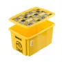 Box with lid 45L Karolina “Minions Mosaic” 55.5x40x30cm yellow
