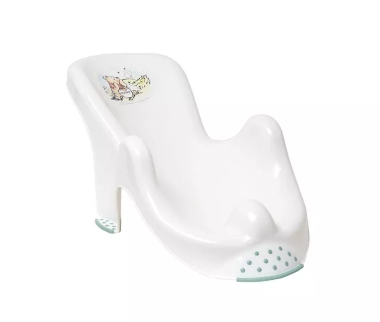 Anatominė vaikiška vonios kėdutė su neslystančia funkcija Leon "Winnie the Pooh" 53x25x22cm balta