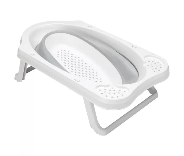 Folding baby bath Maja "Pure" 48x82x23.5cm gray