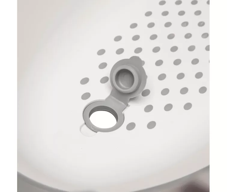 Sulankstoma kūdikio vonelė Maja "Pure" 48x82x23,5cm pilka