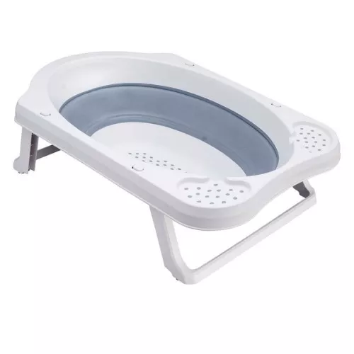 Складная детская ванночка "Pure" 48x82x23,5см голубая