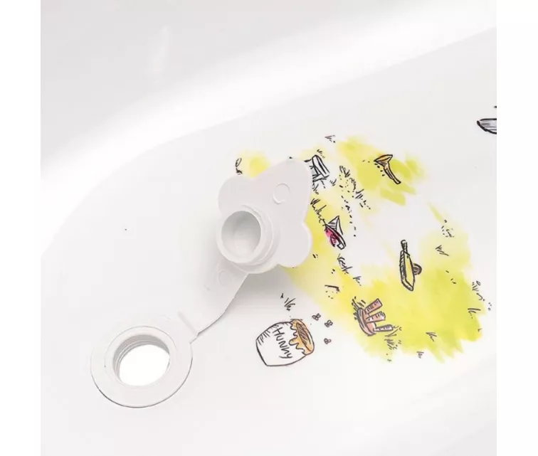 Beebivann 100cm koos korgiga Maria "Winnie the Pooh" 100x51x29cm valge