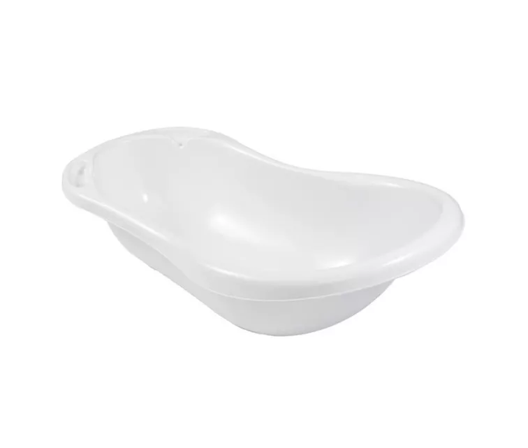 Ванночка детская 84см с пробкой Мария "Звезды" 84х49х29см белая