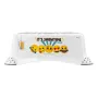 Step stool Tomek "Emoji Showtime" 40.5x28.5x14cm white