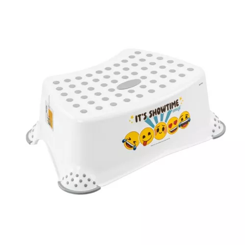 Ступенька Tomek "Emoji Showtime" 40,5x28,5x14 см, белая.