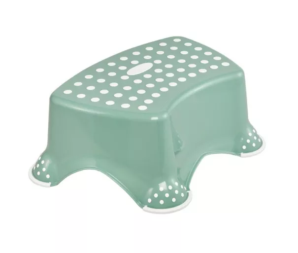 Step bench Tomek "Funny Farm" 40,5x28,5x14cm green