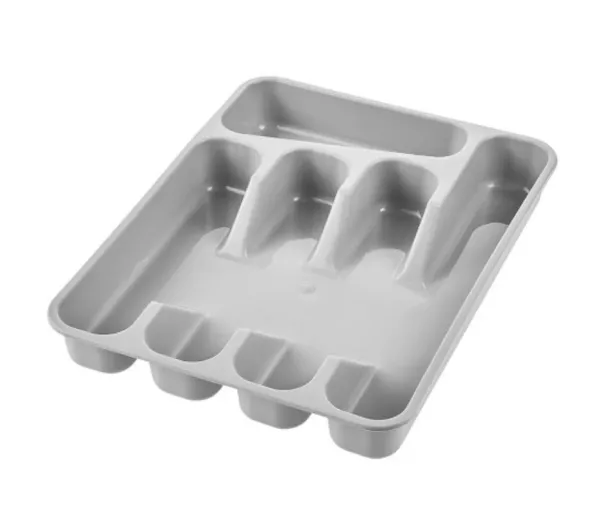 Cutlery set 5-piece Pablo 33.5x26.5x5cm grey