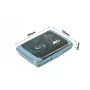 Food storage container deco-click-box mini 0.5L Carla "Cosmos” 17x13x3.5cm blue