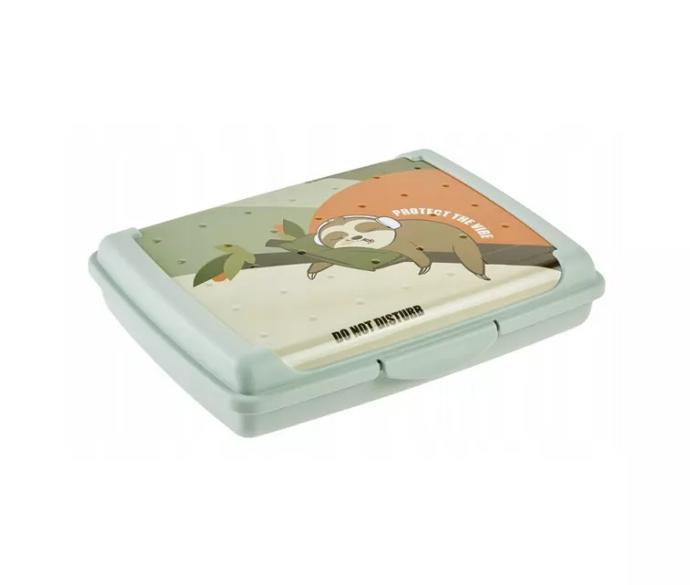 Pārtikas uzglabāšanas trauks deco-click-box mini 0,5L Carla “Lazy Lui” 17x13x3,5cm zaļš