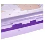 Контейнер для хранения продуктов deco-click-box mini 0.5L Carla “Capybara” 17x13x3.5cm, нежно-фиолетовый