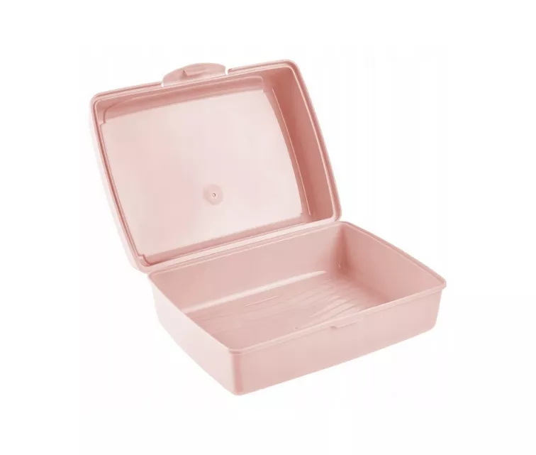 Toidukarp dekoratiivkarbis midi 1L Carla “Fruits” 17x13x7cm roosa