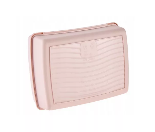 Toidukarp dekoratiivkarbis midi 1L Carla “Fruits” 17x13x7cm roosa