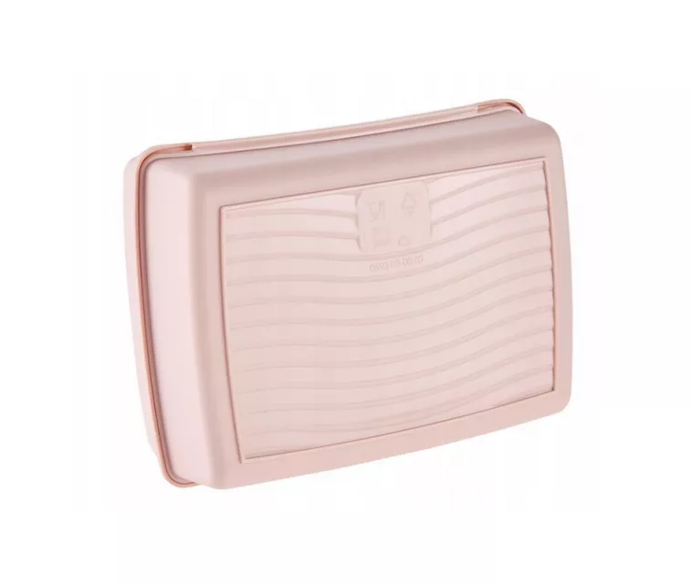 Toidukarp dekoratiivkarbis midi 1L Carla “Fruits” 17x13x7cm roosa