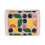 Toidukarp dekoratiivkarbis midi 1L Carla “Fruits” 17x13x7cm roosa