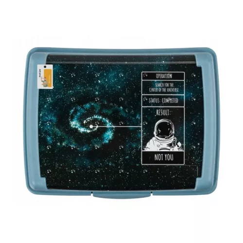 Pārtikas uzglabāšanas trauks deco-click-box midi 1L Carla "Cosmos” 17x13x7cm zils